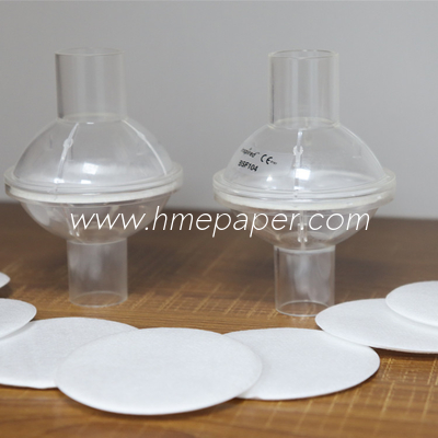 HME Filter BV filter Spirometer Filter Melt Blown Non Woven Cotton Layer Air Filter