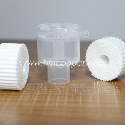 Filtration HME Filter Absorbent Paper With Customized Diameter 99.99% Efficiency