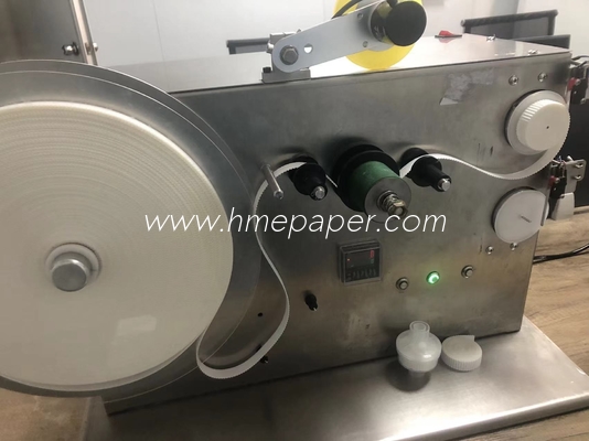 kaufen Automatische HME-Filterpapierbandwicklermaschine SUS304 PLC-gesteuertes manuelles Bandschneiden online manufacture