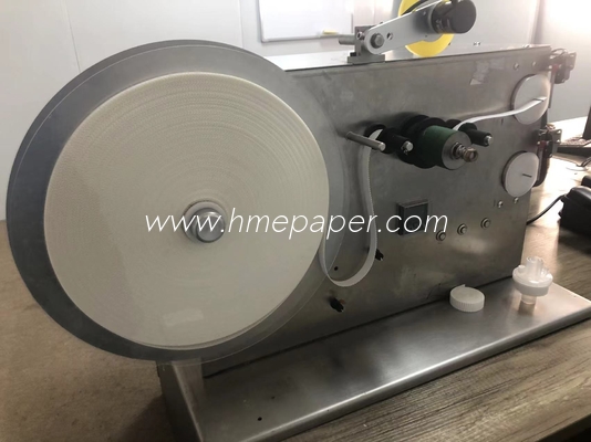 kaufen Produkte 20-150 mm Halb-Auto HME Filterpapierband Wicklungsmaschine mit PLC-Steuerungssystem online manufacture