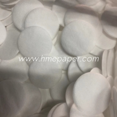 Efficiency Sterilization Bacterial Filter Paper 50mm Diameter 15bar Max Pressure HME Viral Filter