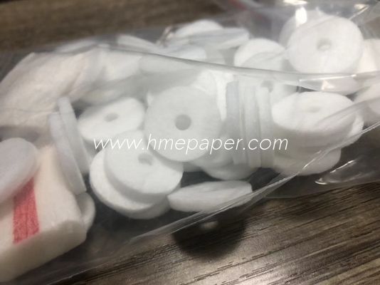 kaufen Weiße Baumwollzellstoff-Absorptionsfilter Klebstoffverbindung Kreisluftfilterelement online manufacture