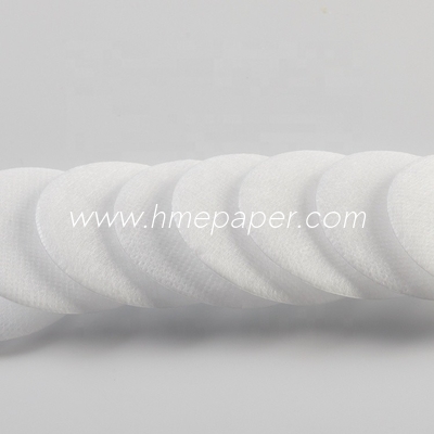 Medical HME Round High Electrostatic Cotton Filter Paper 1mm 5mm VFE≥99.99%